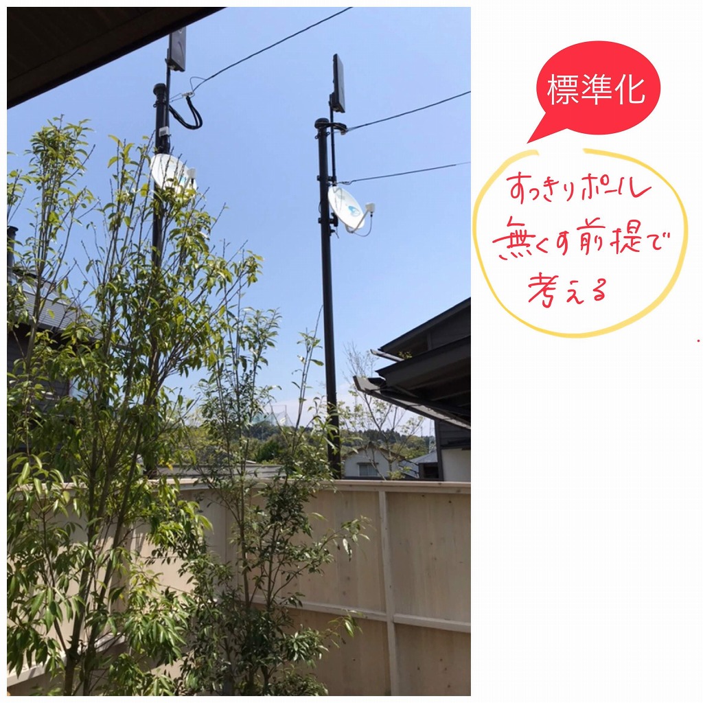 【標準化】スッキリポール無くすことを前提に